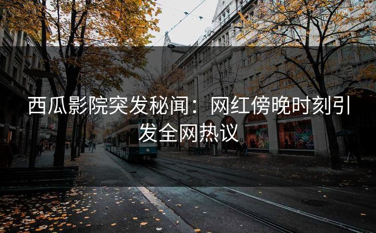 西瓜影院突发秘闻：网红傍晚时刻引发全网热议